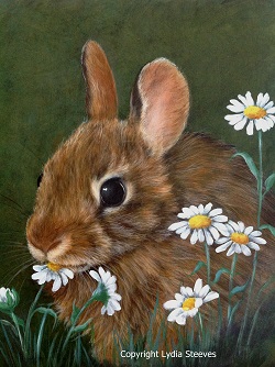 Daisy Bunny - Acrylic